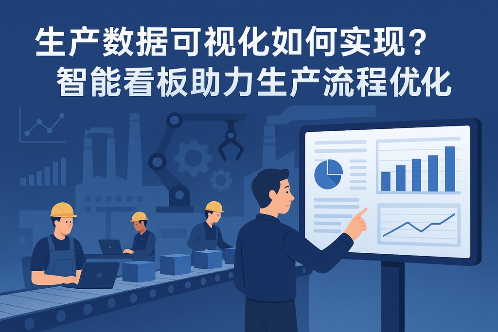 生产数据可视化如何实现？智能看板助力生产流程优化