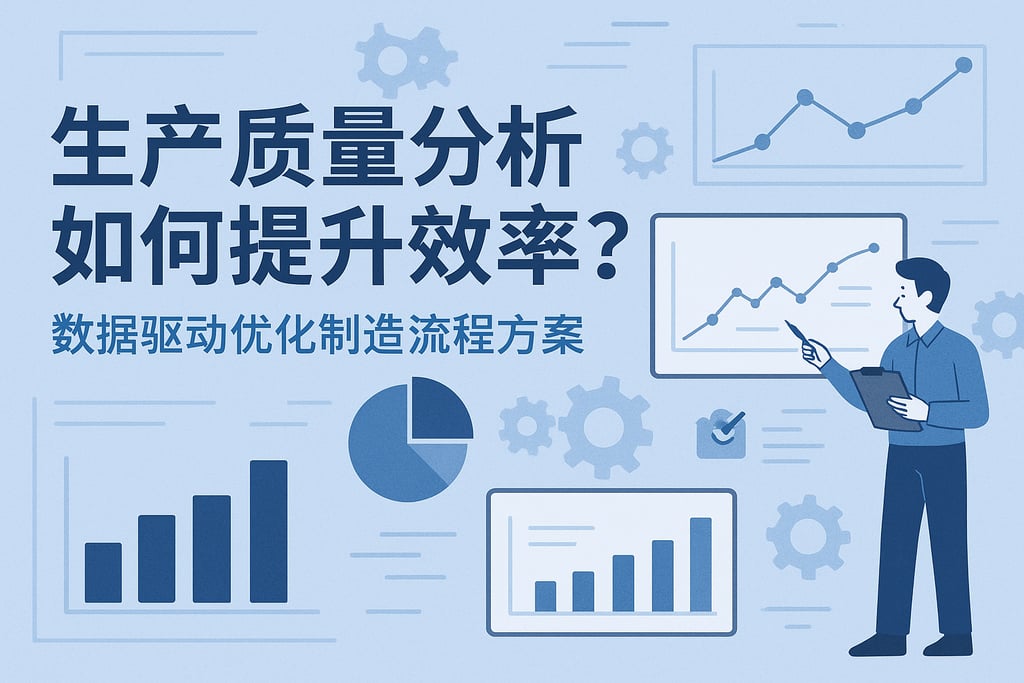 生产质量分析如何提升效率？数据驱动优化制造流程方案
