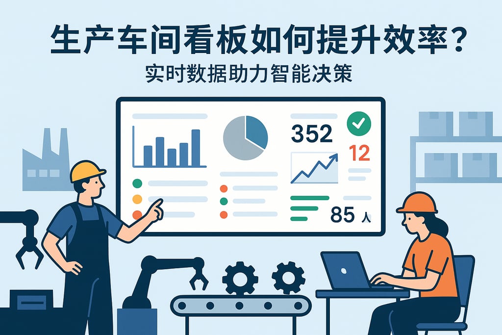 生产车间看板如何提升效率？实时数据助力智能决策