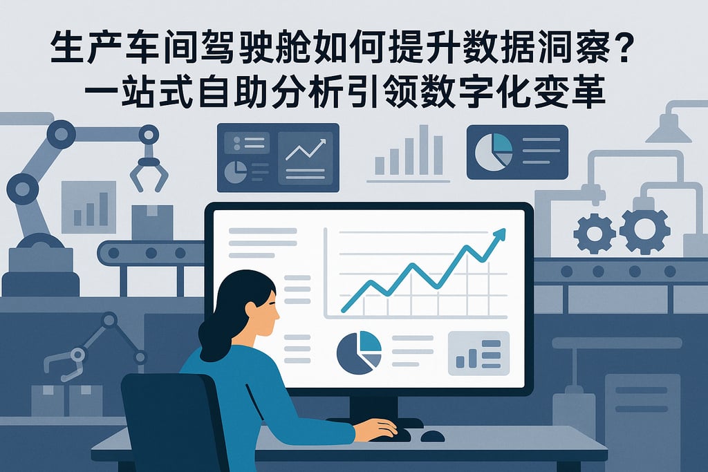 生产车间驾驶舱如何提升数据洞察？一站式自助分析引领数字化变革