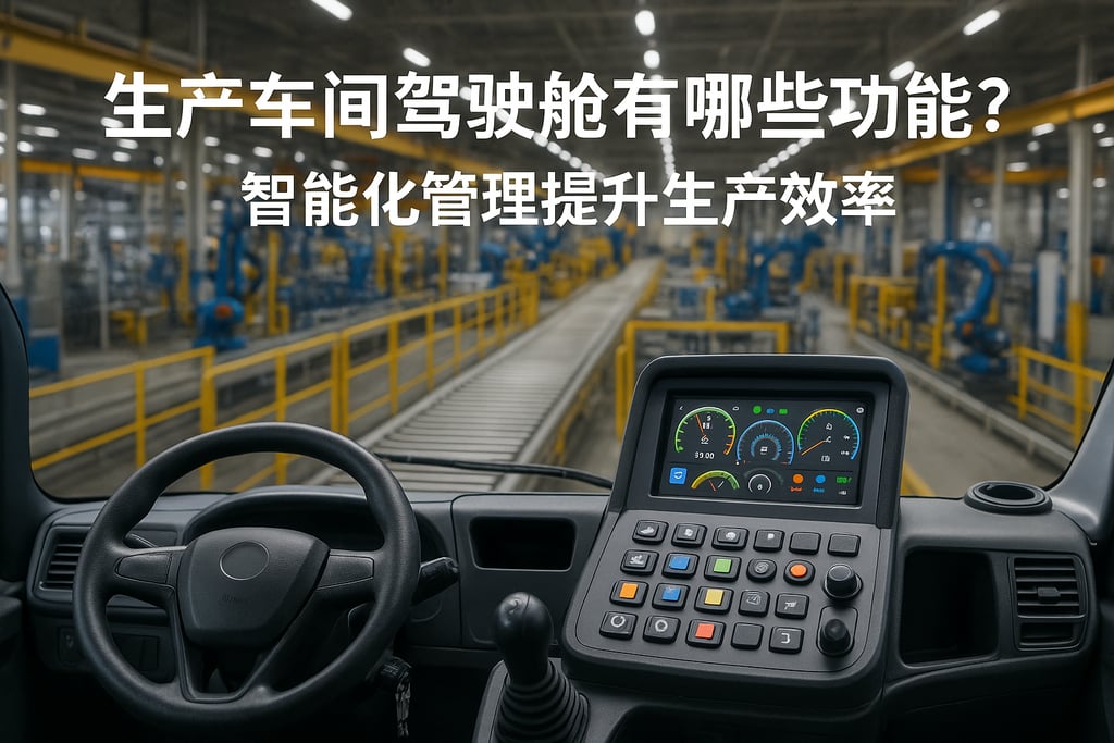 生产车间驾驶舱有哪些功能？智能化管理提升生产效率