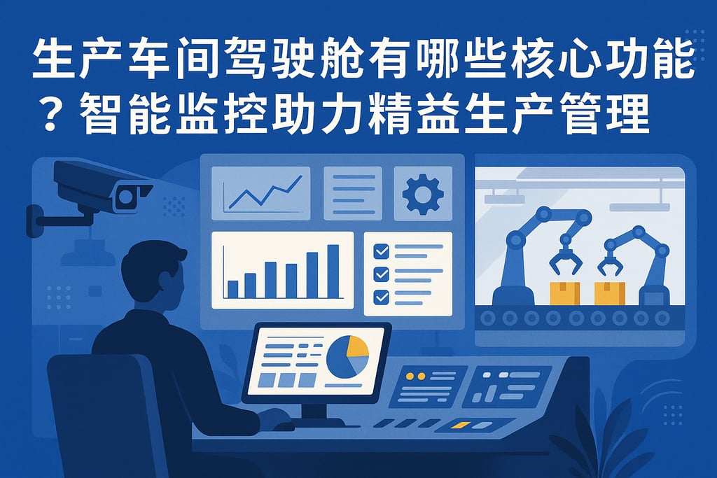 生产车间驾驶舱有哪些核心功能？智能监控助力精益生产管理