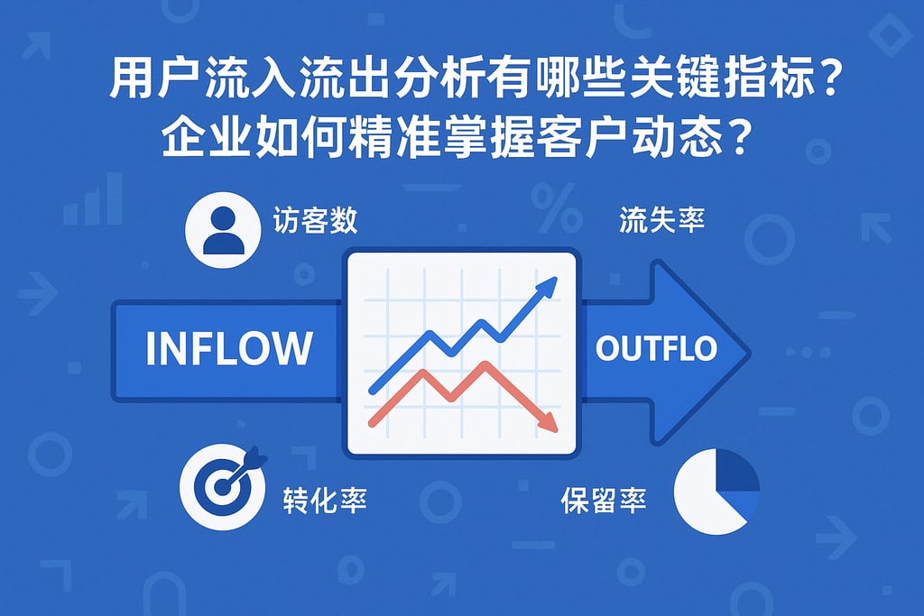 用户流入流出分析有哪些关键指标？企业如何精准掌握客户动态？