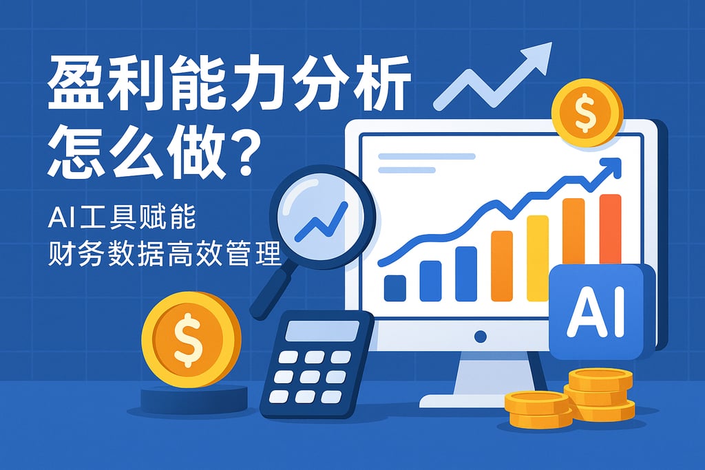 盈利能力分析怎么做？AI工具赋能财务数据高效管理