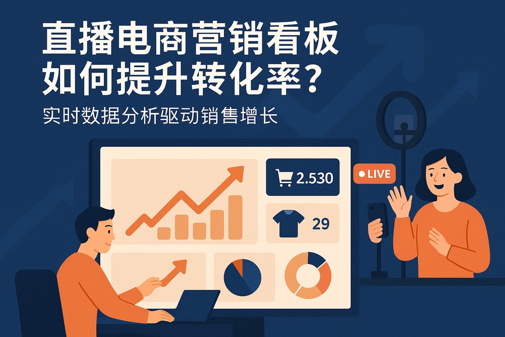 直播电商营销看板如何提升转化率？实时数据分析驱动销售增长