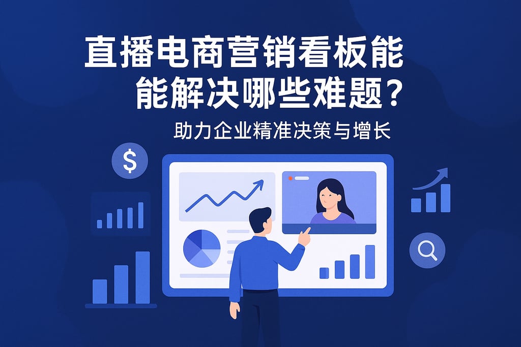直播电商营销看板能解决哪些难题？助力企业精准决策与增长