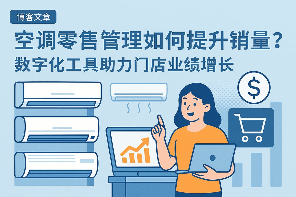 空调零售管理如何提升销量？数字化工具助力门店业绩增长