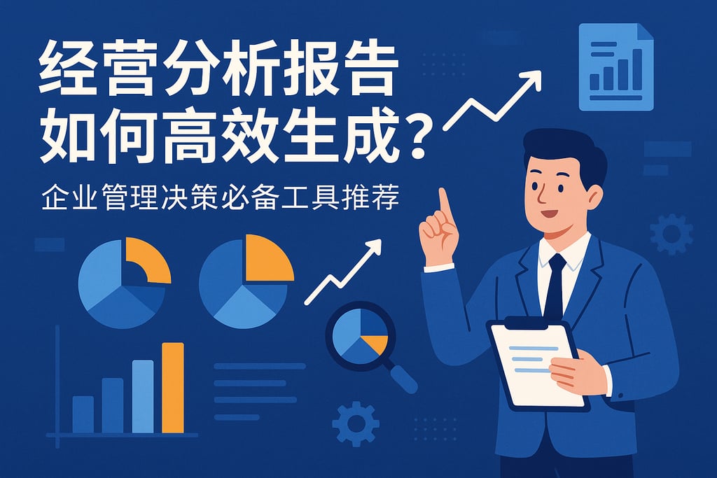经营分析报告如何高效生成？企业管理决策必备工具推荐