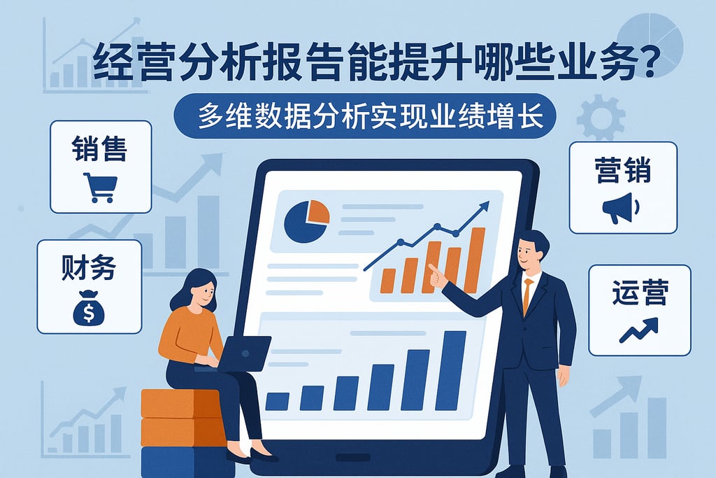 经营分析报告能提升哪些业务？多维数据分析实现业绩增长
