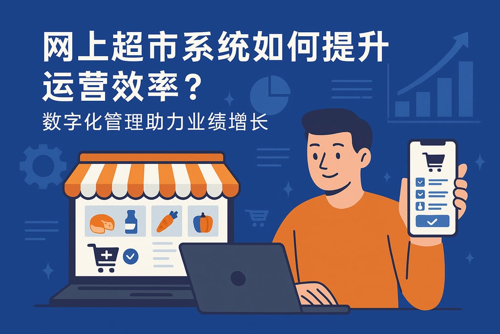 网上超市系统如何提升运营效率？数字化管理助力业绩增长