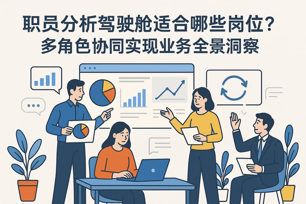 职员分析驾驶舱适合哪些岗位？多角色协同实现业务全景洞察