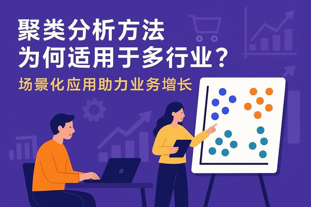 聚类分析方法为何适用于多行业？场景化应用助力业务增长