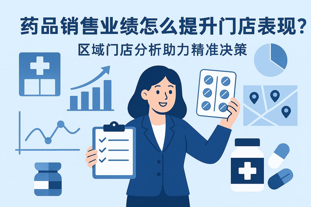 药品销售业绩怎么提升门店表现？区域门店分析助力精准决策