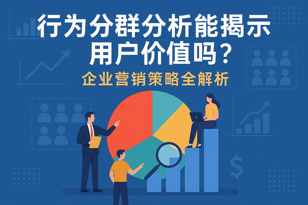 行为分群分析能揭示用户价值吗？企业营销策略全解析