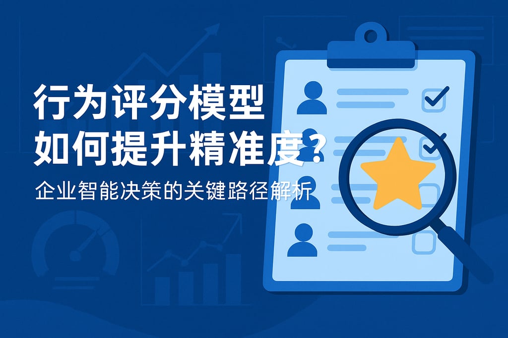 行为评分模型如何提升精准度？企业智能决策的关键路径解析