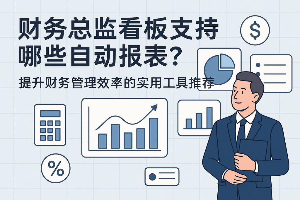 财务总监看板支持哪些自动报表？提升财务管理效率的实用工具推荐