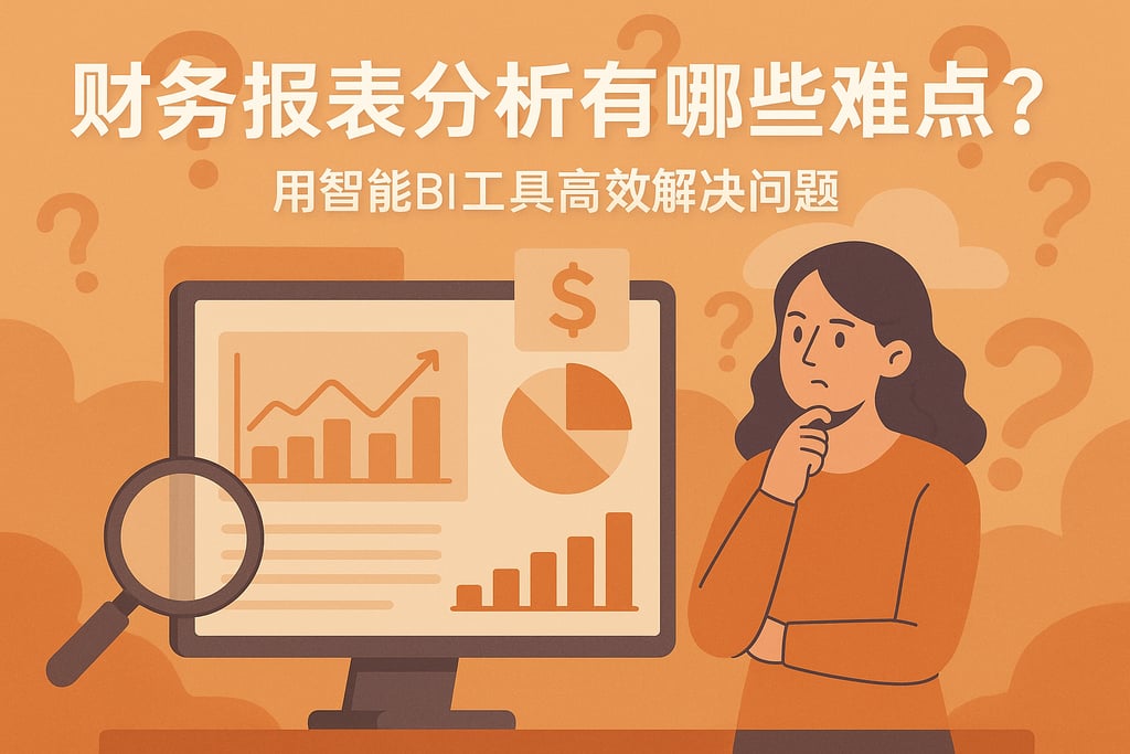 财务报表分析有哪些难点？用智能BI工具高效解决问题