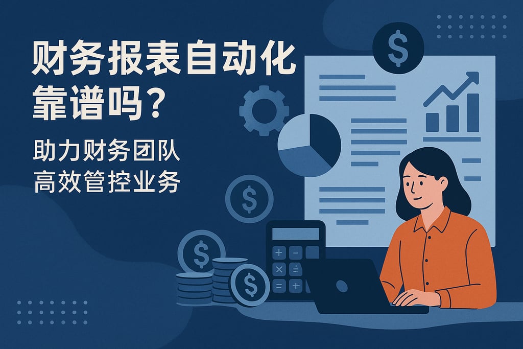 财务报表自动化靠谱吗？助力财务团队高效管控业务