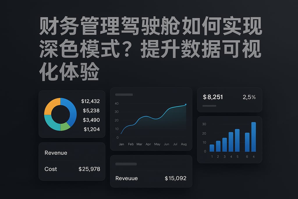 财务管理驾驶舱如何实现深色模式？提升数据可视化体验