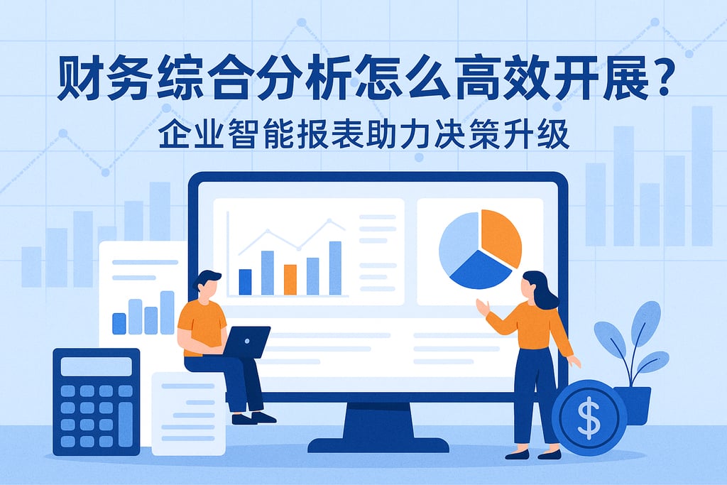 财务综合分析怎么高效开展？企业智能报表助力决策升级
