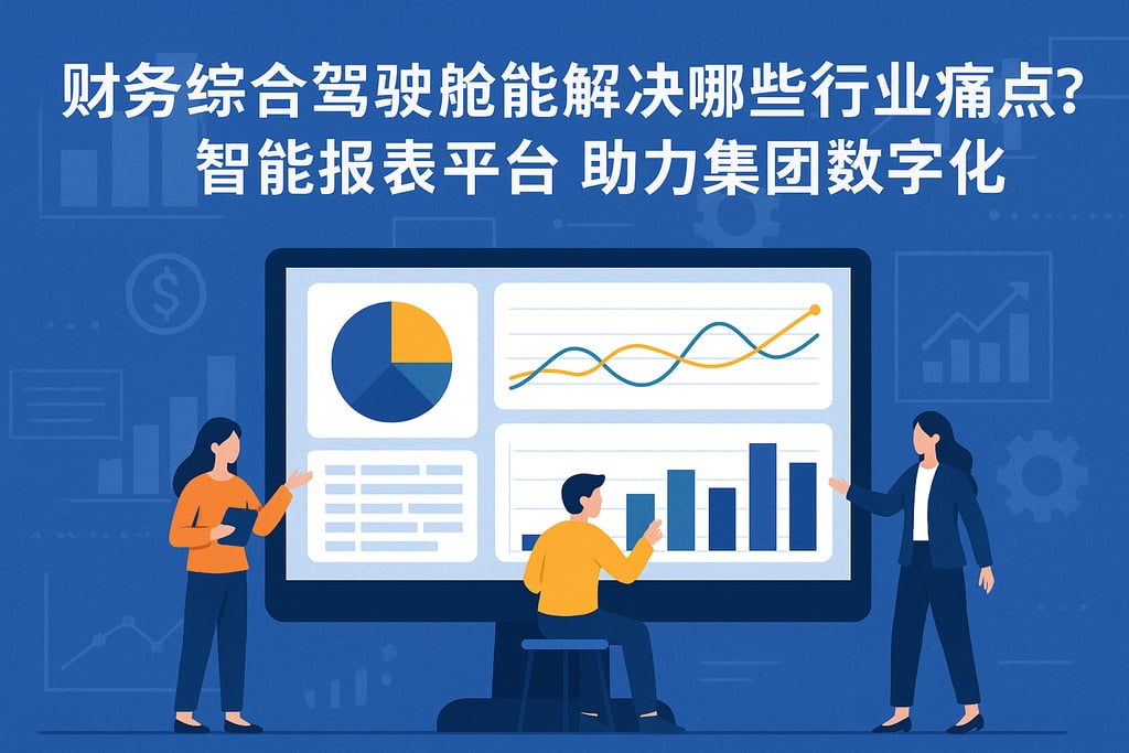 财务综合驾驶舱能解决哪些行业痛点？智能报表平台助力集团数字化