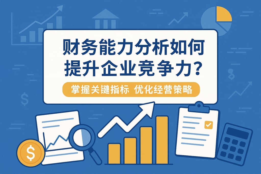 财务能力分析如何提升企业竞争力？掌握关键指标优化经营策略