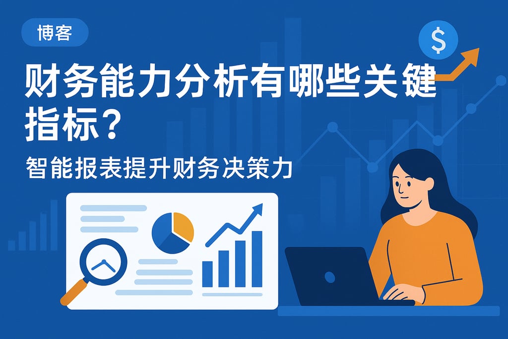 财务能力分析有哪些关键指标？智能报表提升财务决策力