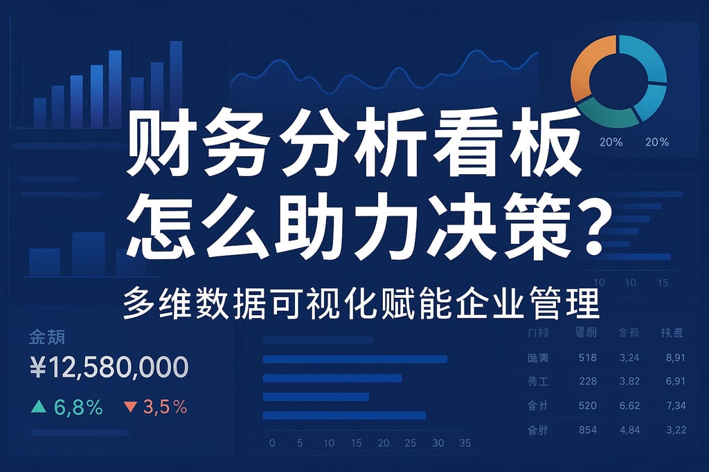 财务能力分析看板怎么助力决策？多维数据可视化赋能企业管理