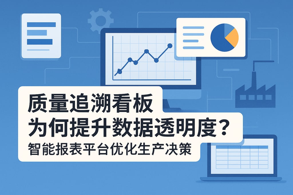 质量追溯看板为何提升数据透明度？智能报表平台优化生产决策