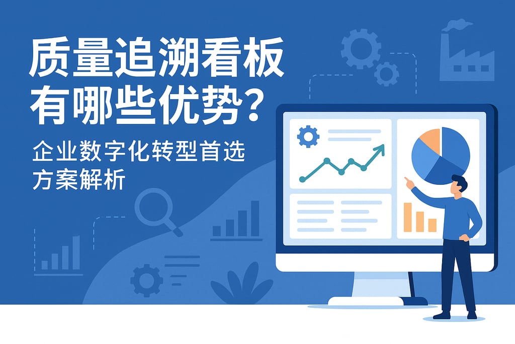 质量追溯看板有哪些优势？企业数字化转型首选方案解析