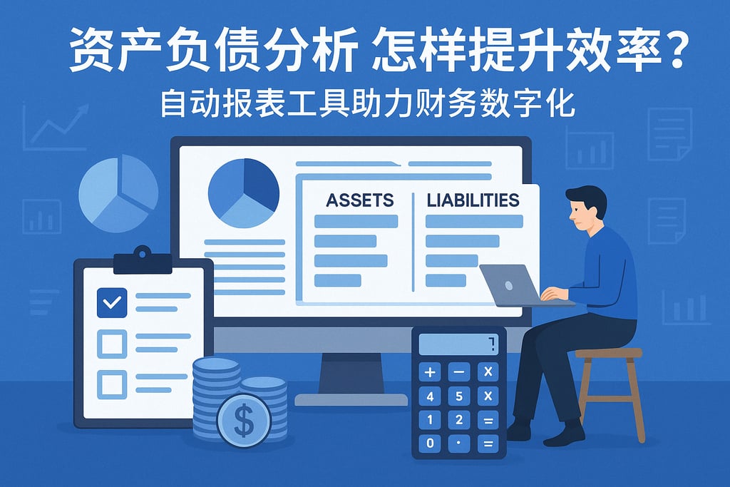 资产负债分析怎样提升效率？自动报表工具助力财务数字化