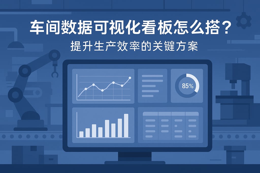 车间数据可视化看板怎么搭建？提升生产效率的关键方案