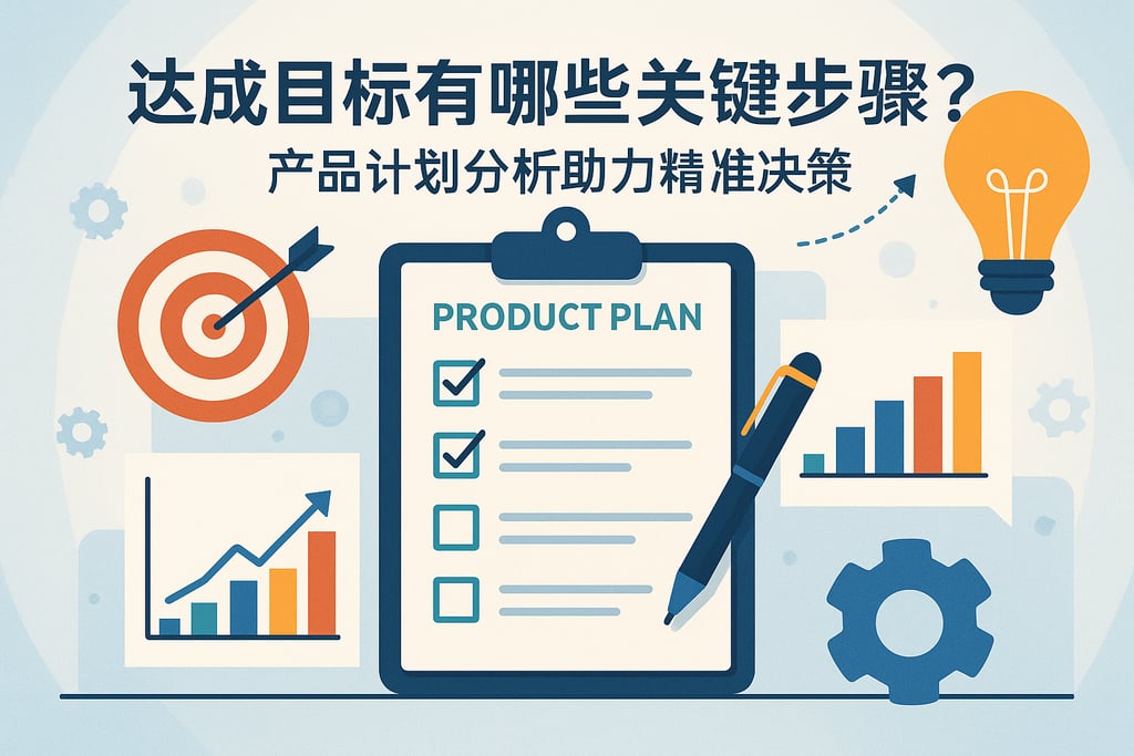 达成目标有哪些关键步骤？产品计划分析助力精准决策