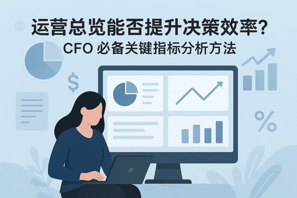 运营总览能否提升决策效率？CFO必备关键指标分析方法