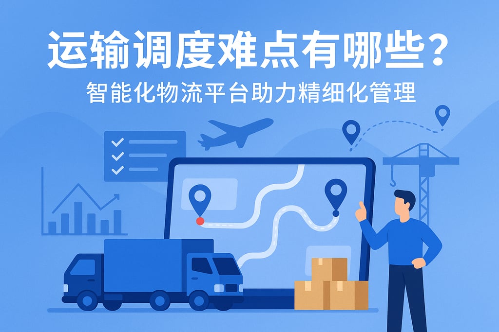 运输调度难点有哪些？智能化物流平台助力精细化管理。