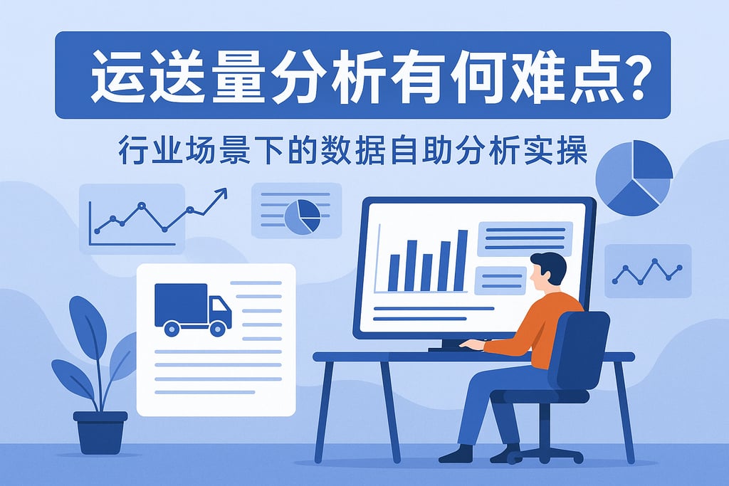 运送量分析有何难点？行业场景下的数据自助分析实操