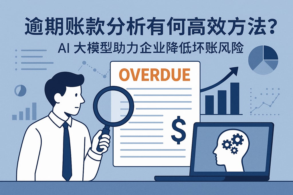 逾期账款分析有何高效方法？AI大模型助力企业降低坏账风险