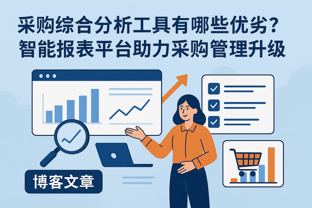 采购综合分析工具有哪些优劣？智能报表平台助力采购管理升级