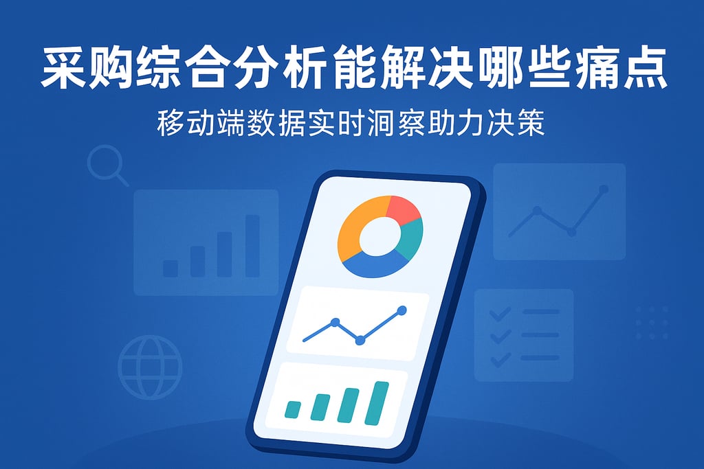 采购综合分析能解决哪些痛点？移动端数据实时洞察助力决策