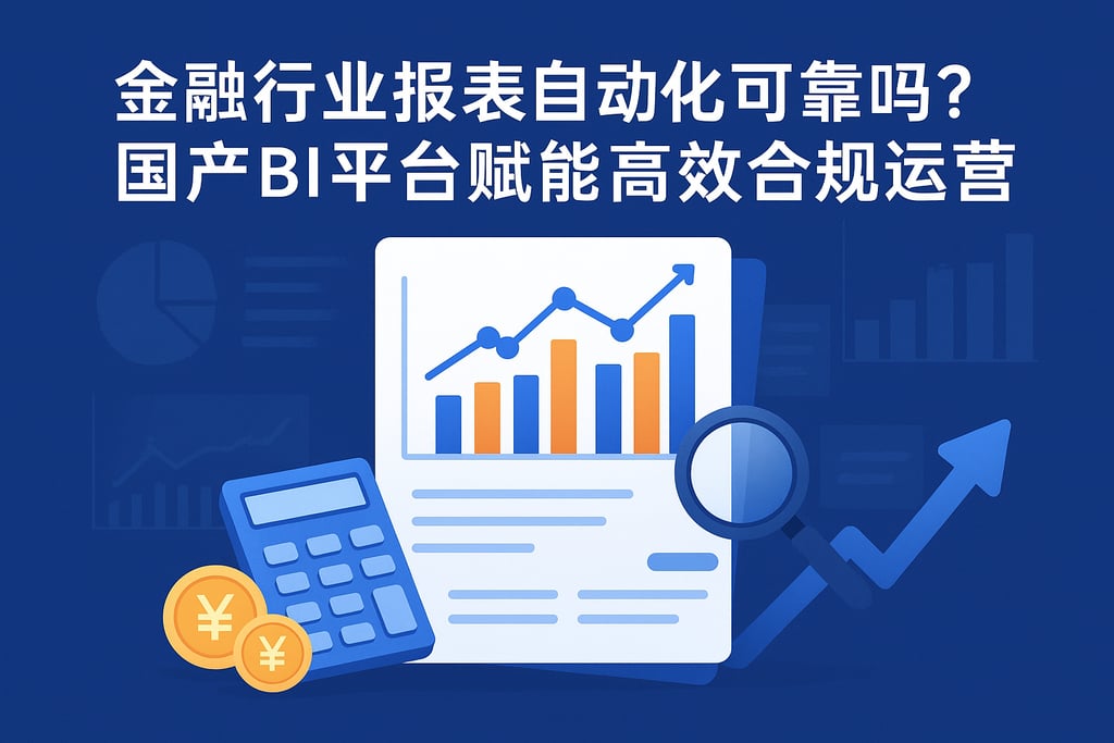 金融行业报表自动化可靠吗？国产BI平台赋能高效合规运营