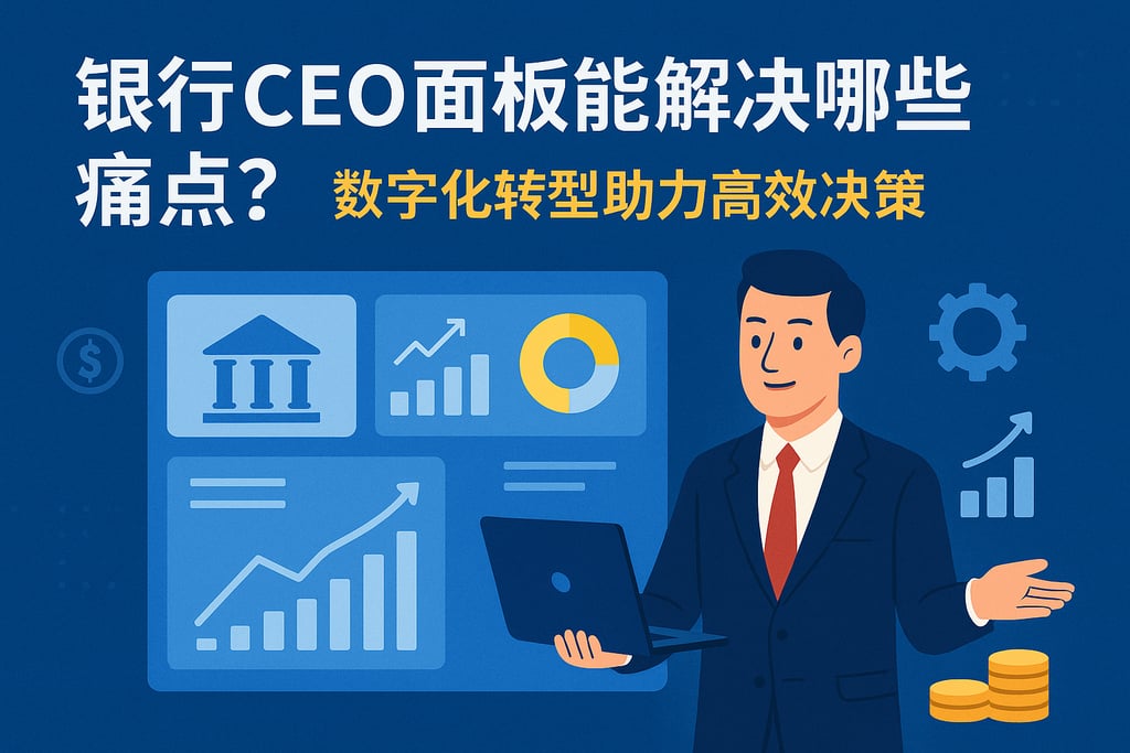 银行CEO面板能解决哪些痛点？数字化转型助力高效决策