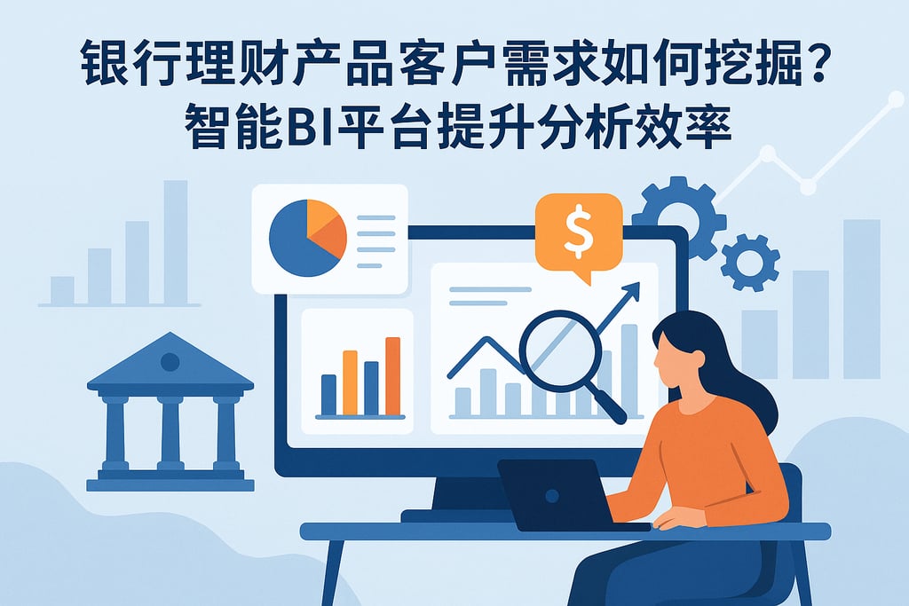 银行理财产品客户需求如何挖掘？智能BI平台提升分析效率