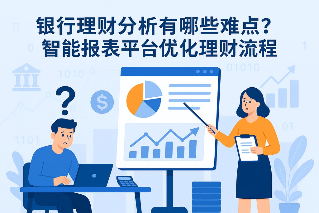 银行理财分析有哪些难点？智能报表平台优化理财流程