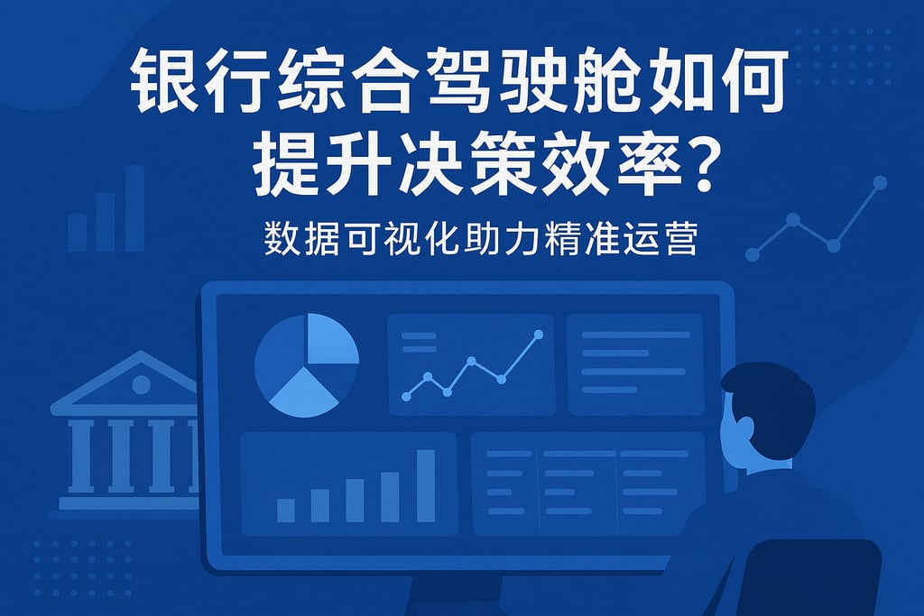 银行综合驾驶舱如何提升决策效率？数据可视化助力精准运营