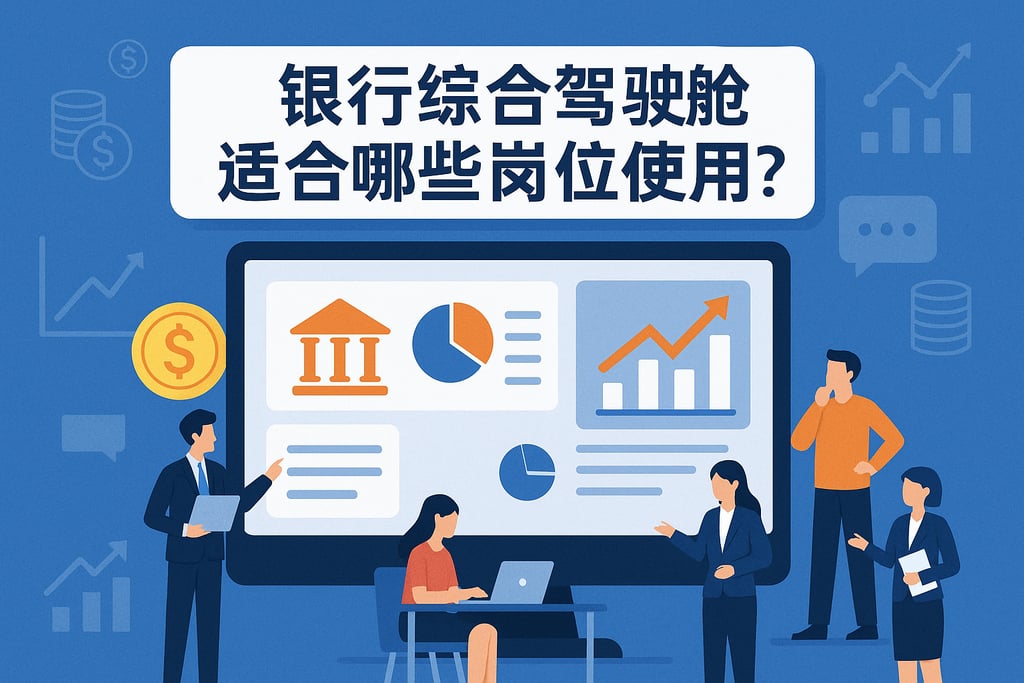 银行综合驾驶舱适合哪些岗位使用？业务场景覆盖全流程分析