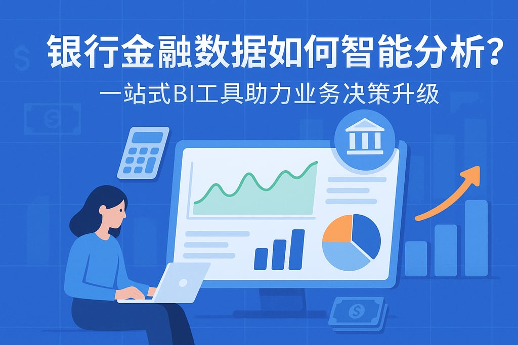 银行金融数据如何智能分析？一站式BI工具助力业务决策升级