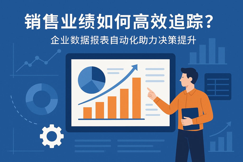 销售业绩如何高效追踪？企业数据报表自动化助力决策提升