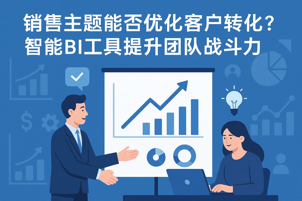 销售主题能否优化客户转化？智能BI工具提升团队战斗力