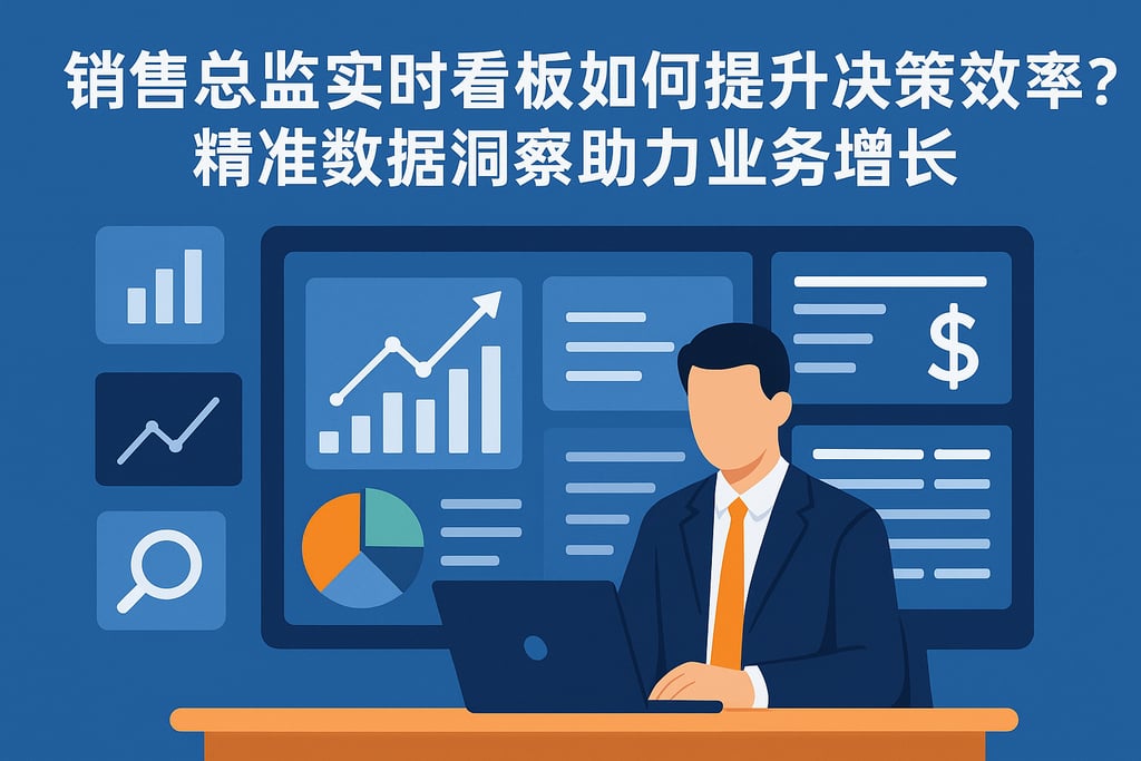 销售总监实时看板如何提升决策效率？精准数据洞察助力业务增长