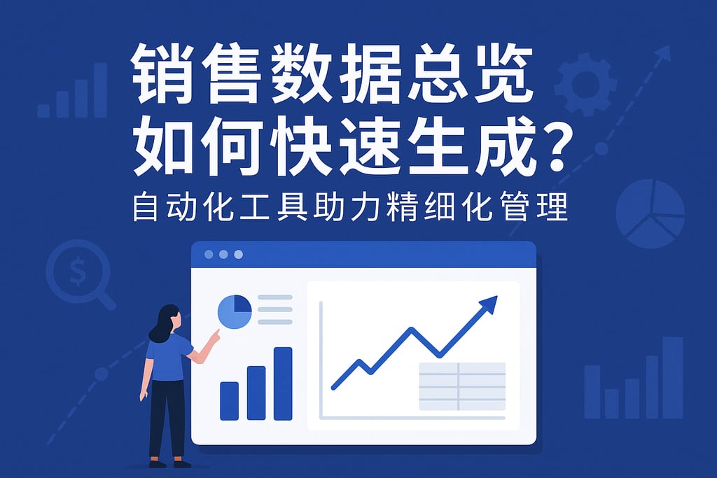 销售数据总览如何快速生成？自动化工具助力精细化管理